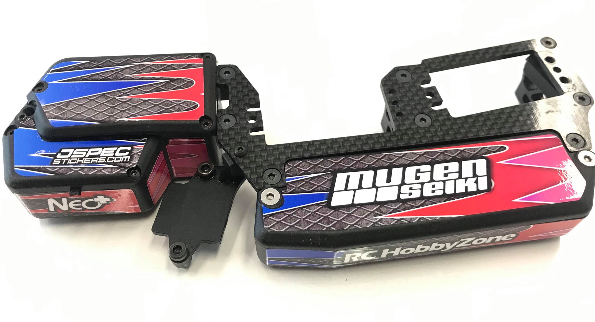 MUGEN MBX8 WING & RADIO BOX JWRAP