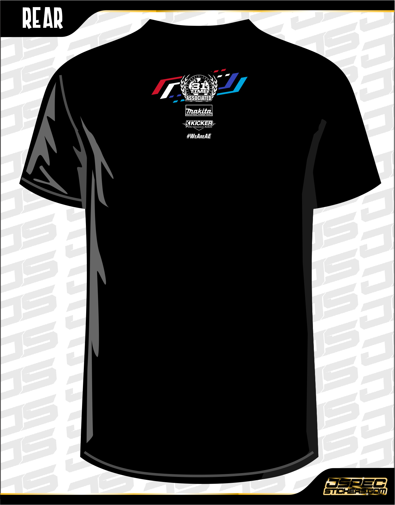TEAM ASSOCIATED FT 2024 SHIRT - Jspec Stickers