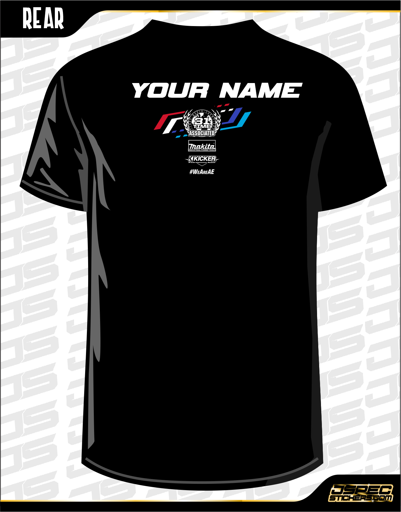 TEAM ASSOCIATED FT 2024 SHIRT with Sponsors