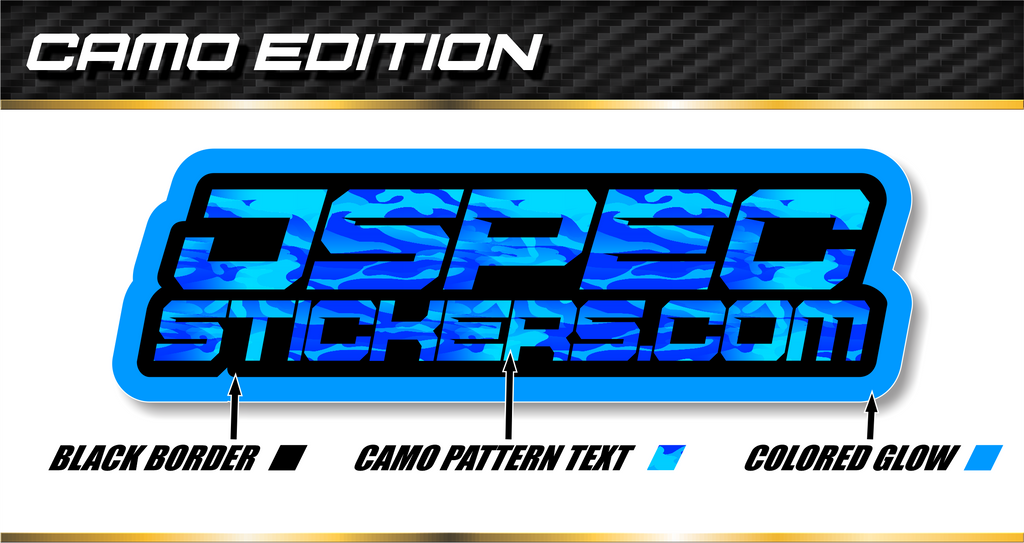 CAMO EDITION STICKER SHEET