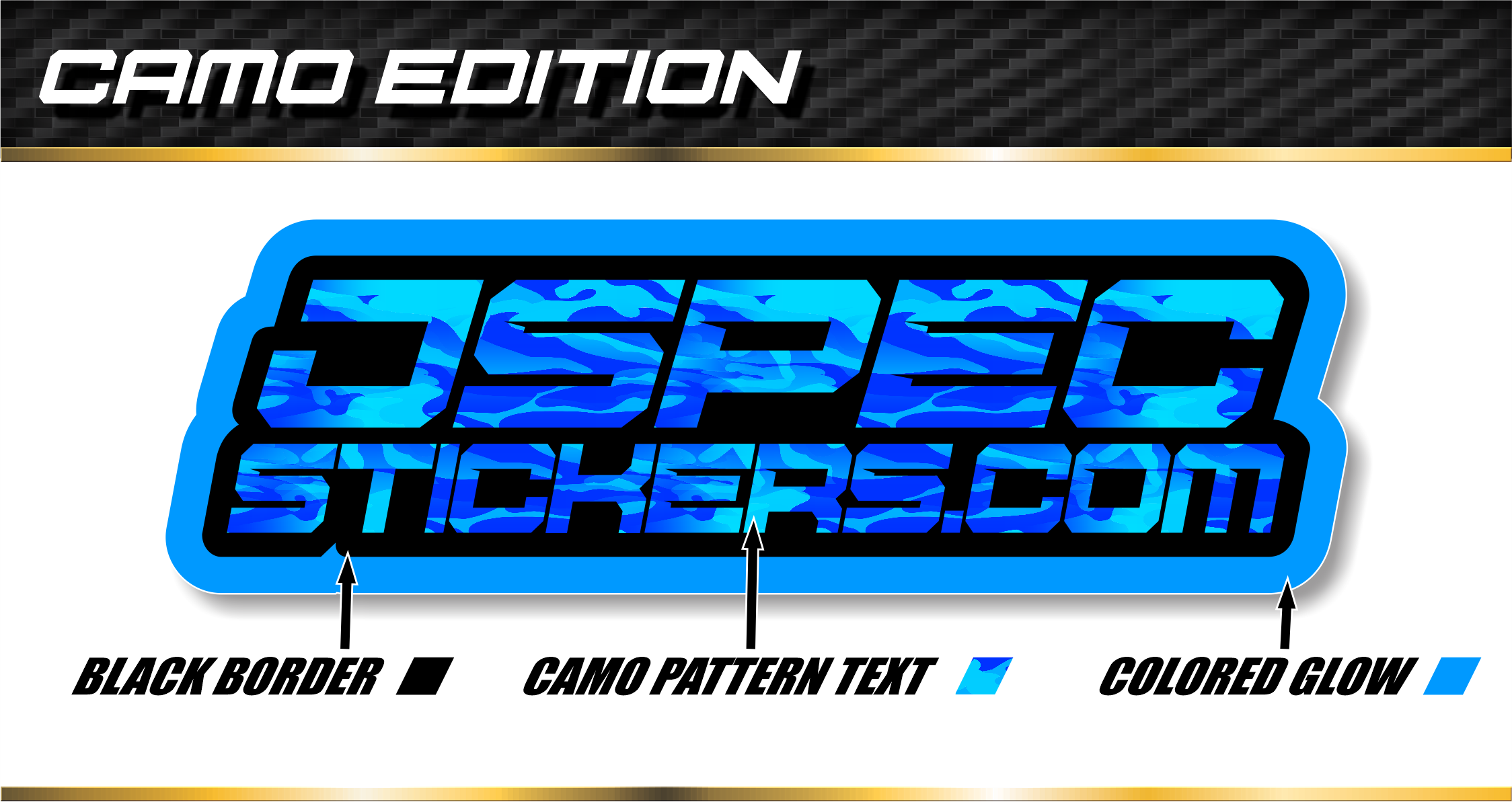 CAMO EDITION STICKER SHEET
