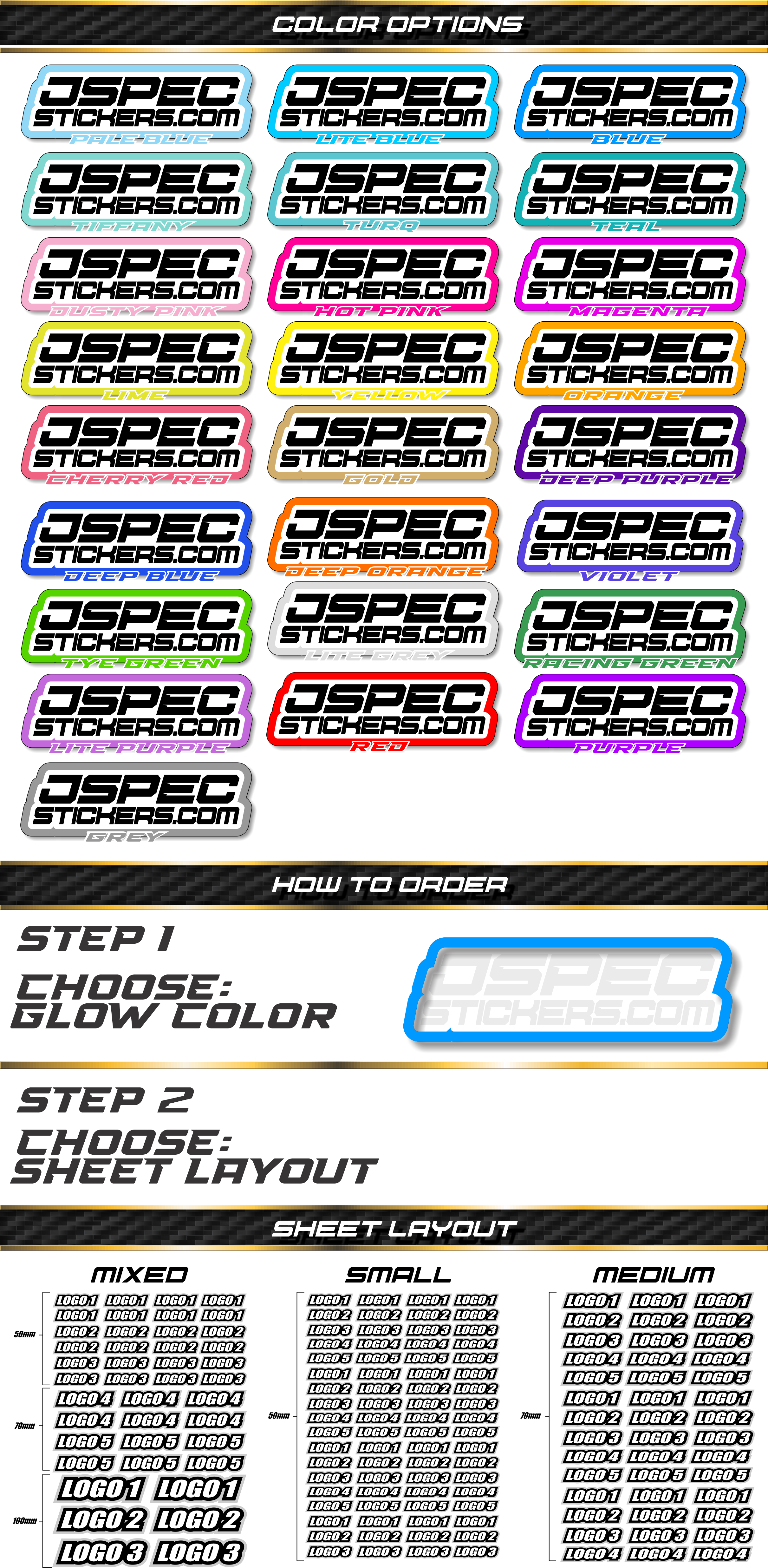 CS EDITION CUSTOM PRO STICKER SHEET