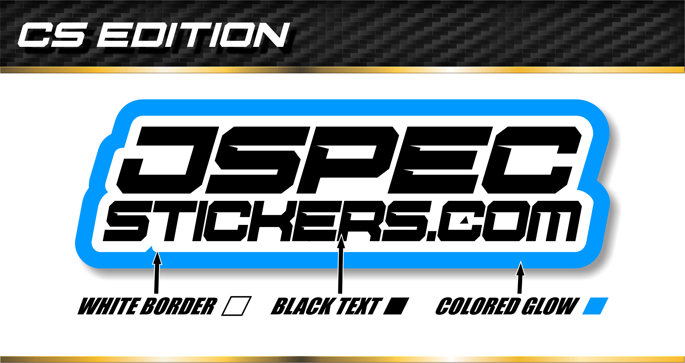 CS EDITION CUSTOM PRO STICKER SHEET