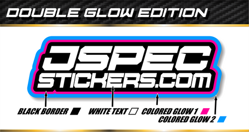 DOUBLE GLOW CUSTOM PRO STICKER SHEET