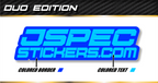 DUO CUSTOM PRO STICKER SHEET