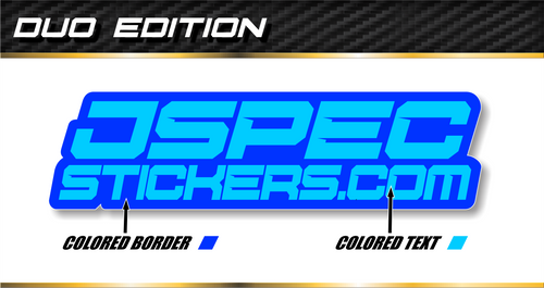 DUO CUSTOM PRO STICKER SHEET