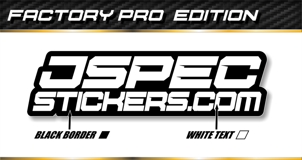 FACTORY PRO STICKER SHEET