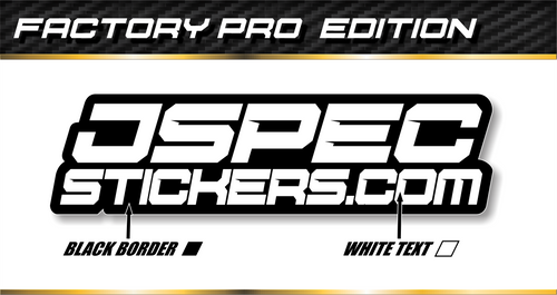 FACTORY PRO STICKER SHEET