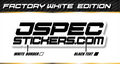 FACTORY WHITE STICKER SHEET