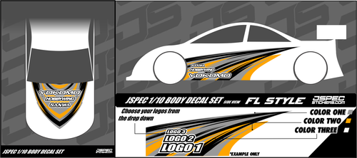 FL STYLE BODY DECAL SET