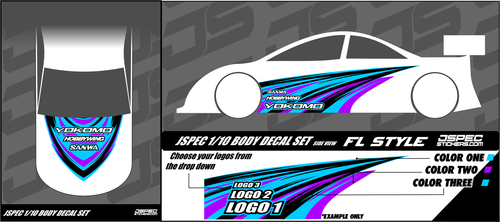FL STYLE BODY DECAL SET