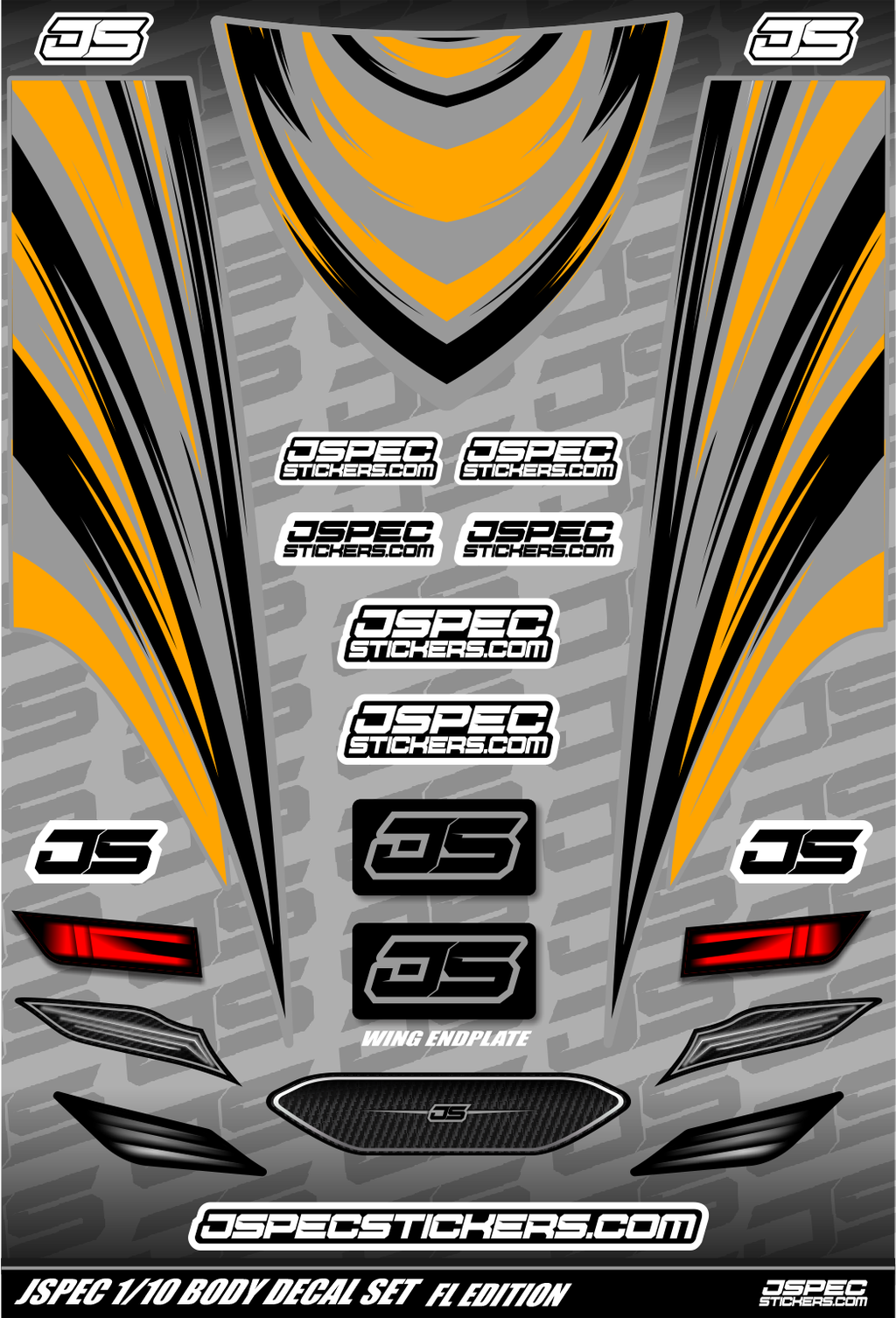 FL STYLE BODY DECAL SET - Jspec Stickers