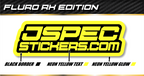 CUSTOM PRO FLURO STICKER SHEET