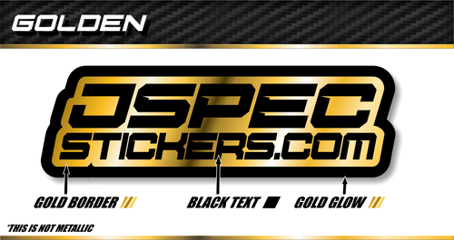 GOLDEN  PRO STICKER SHEET