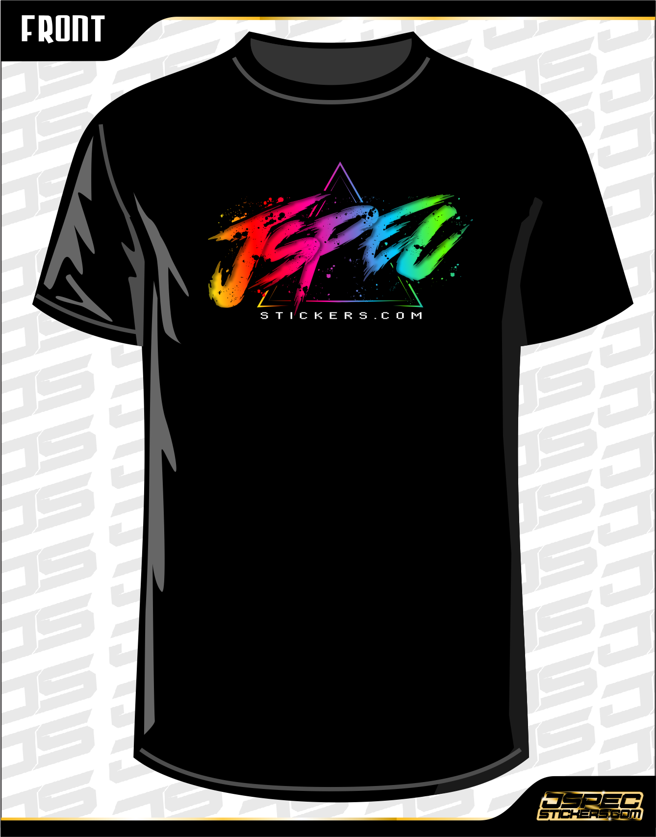 JSPEC THRILLER RAINBOW TSHIRT - Jspec Stickers