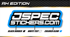 RK EDITION CUSTOM PRO STICKER SHEET