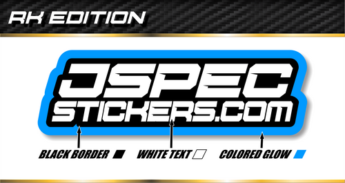 RK EDITION CUSTOM PRO STICKER SHEET