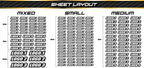 SUNRISE PRO STICKER SHEET