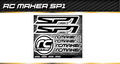 RC MAKER SP1 DECAL SHEET