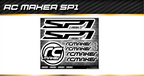 RC MAKER SP1 DECAL SHEET