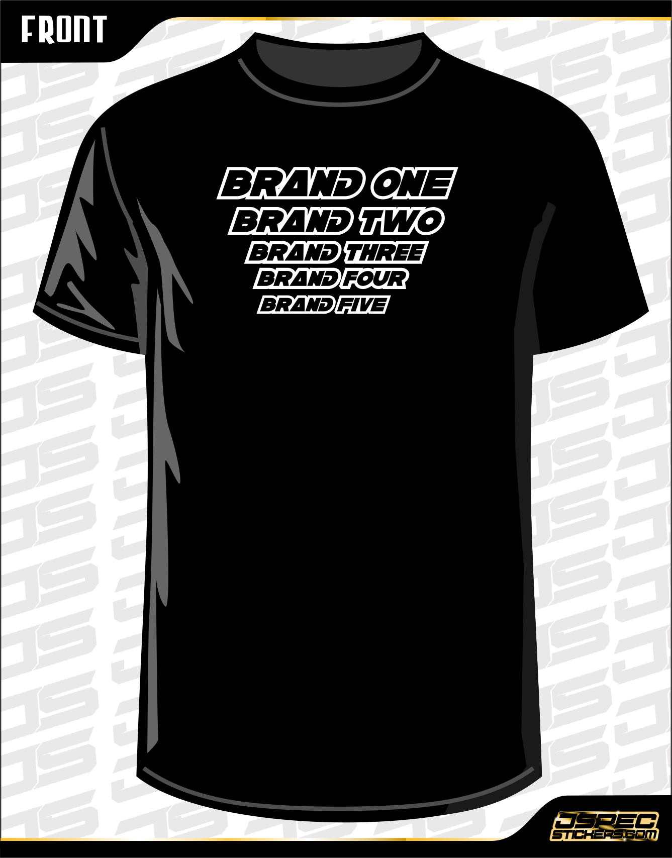THE BASIC BLACK PRO RC RACE T SHIRT