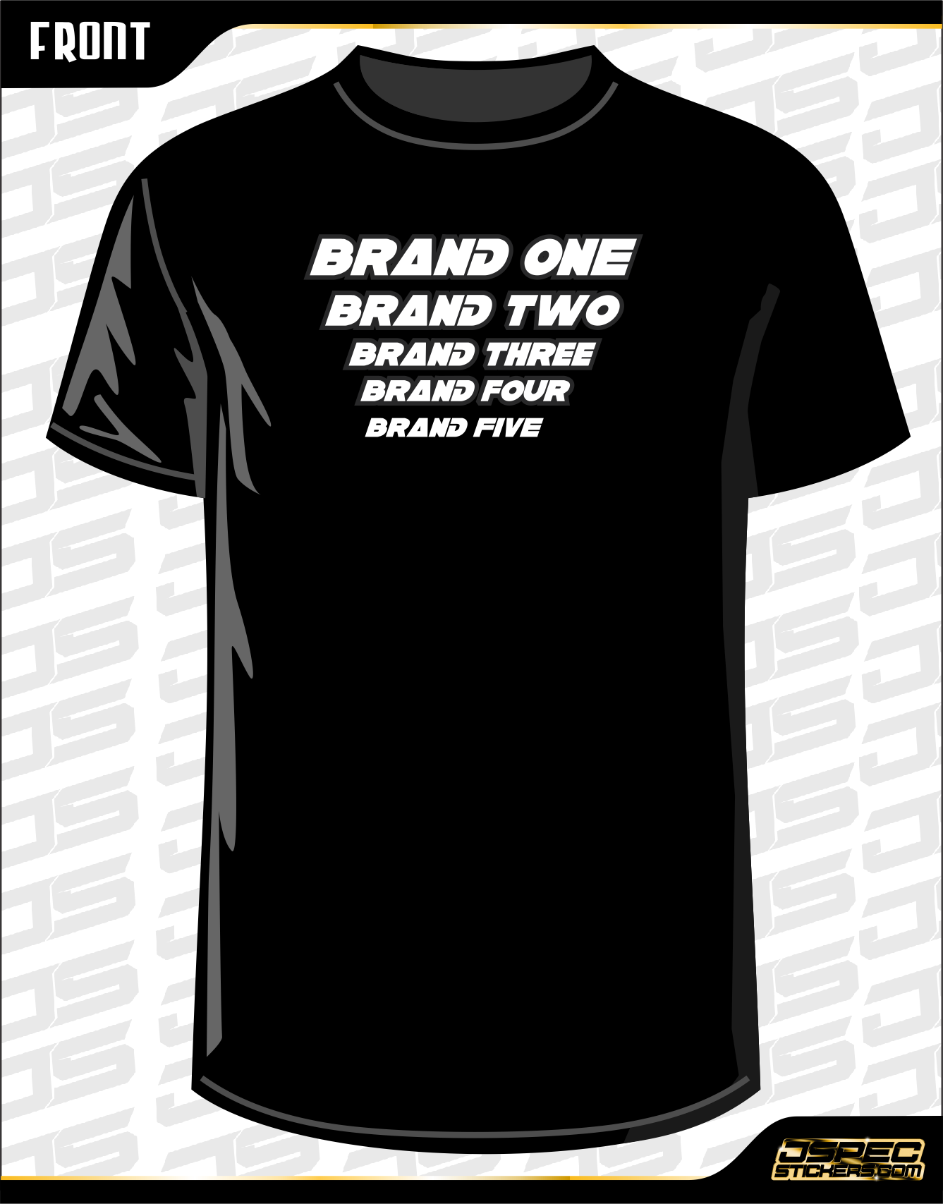 THE BASIC WHITE PRO RC RACE T SHIRT