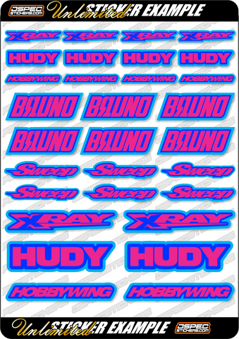 CUSTOM NAME WINDOW STICKERS