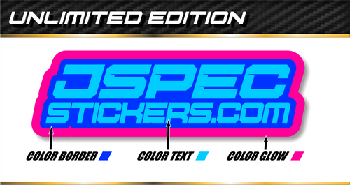 UNLIMITED EDITION CUSTOM PRO STICKER SHEET