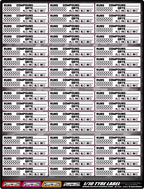 TYRE LABEL 1/10 TOURING - Jspec Stickers