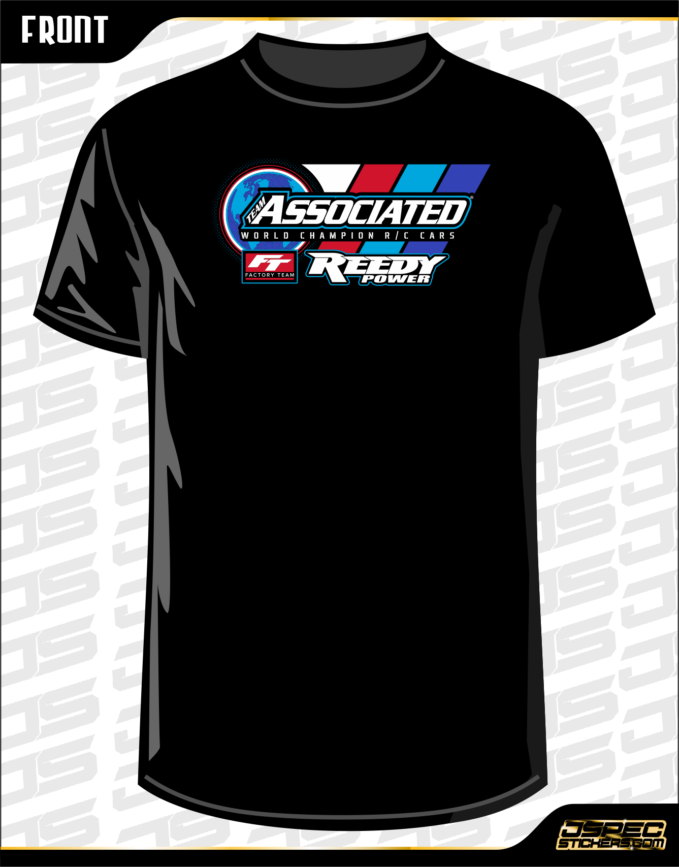TEAM ASSOCIATED FT 2023 SHIRT - Jspec Stickers