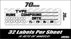 TYRE LABEL 1/8 BUGGY - Jspec Stickers