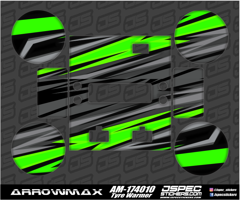 ARROWMAX TYRE WARMER JWRAP - Jspec Stickers