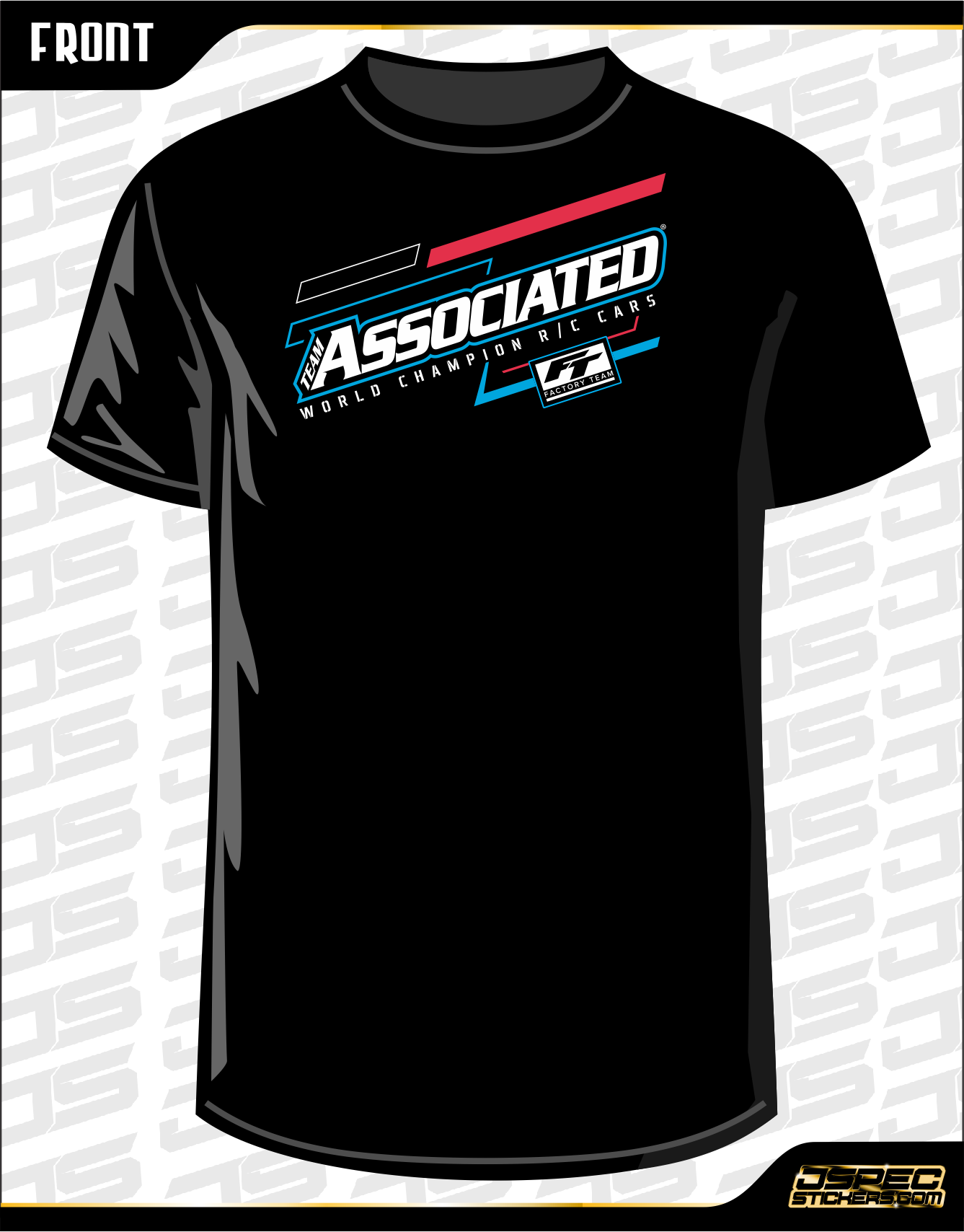 TEAM ASSOCIATED FT 2022 SHIRT - Jspec Stickers