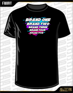 'BRUSHED' CUSTOM RC TSHIRT - Jspec Stickers