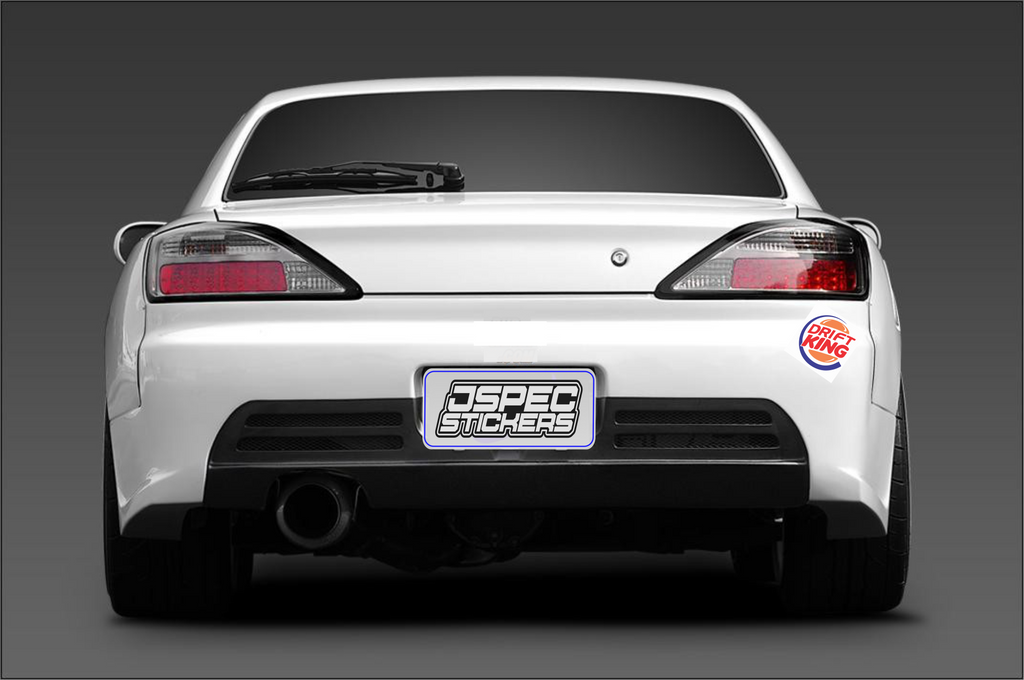 DRIFT KING BUMPER STICKER - Jspec Stickers