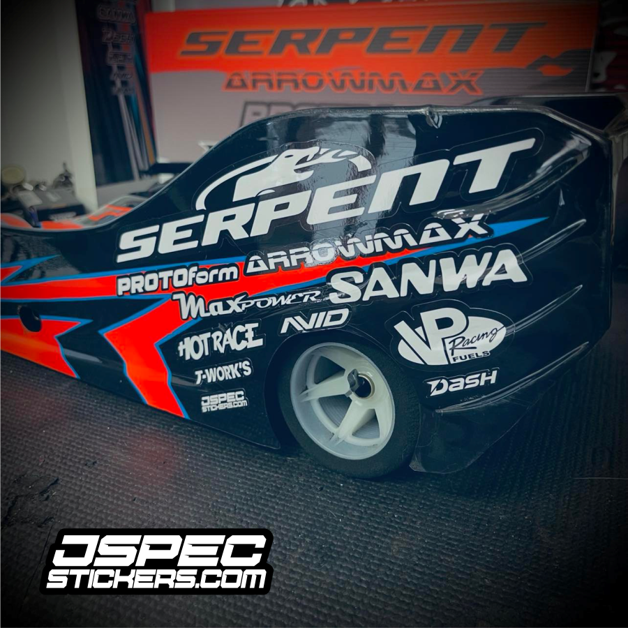 FACTORY PRO STICKER SHEET - Jspec Stickers