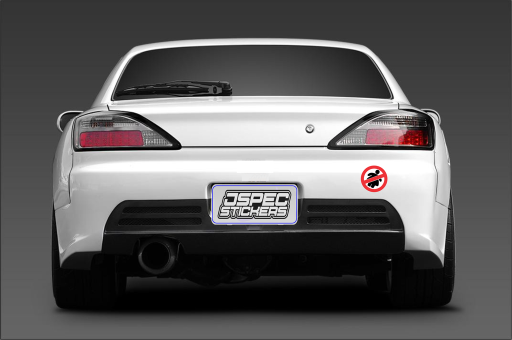 NO FAT CHICKS BUMPER STICKER - Jspec Stickers