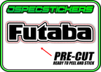 FUTABA RC STICKER SHEET A5 - Jspec Stickers