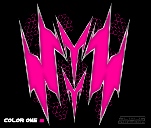 'SHARP HEX' CUSTOM RC TSHIRT - Jspec Stickers