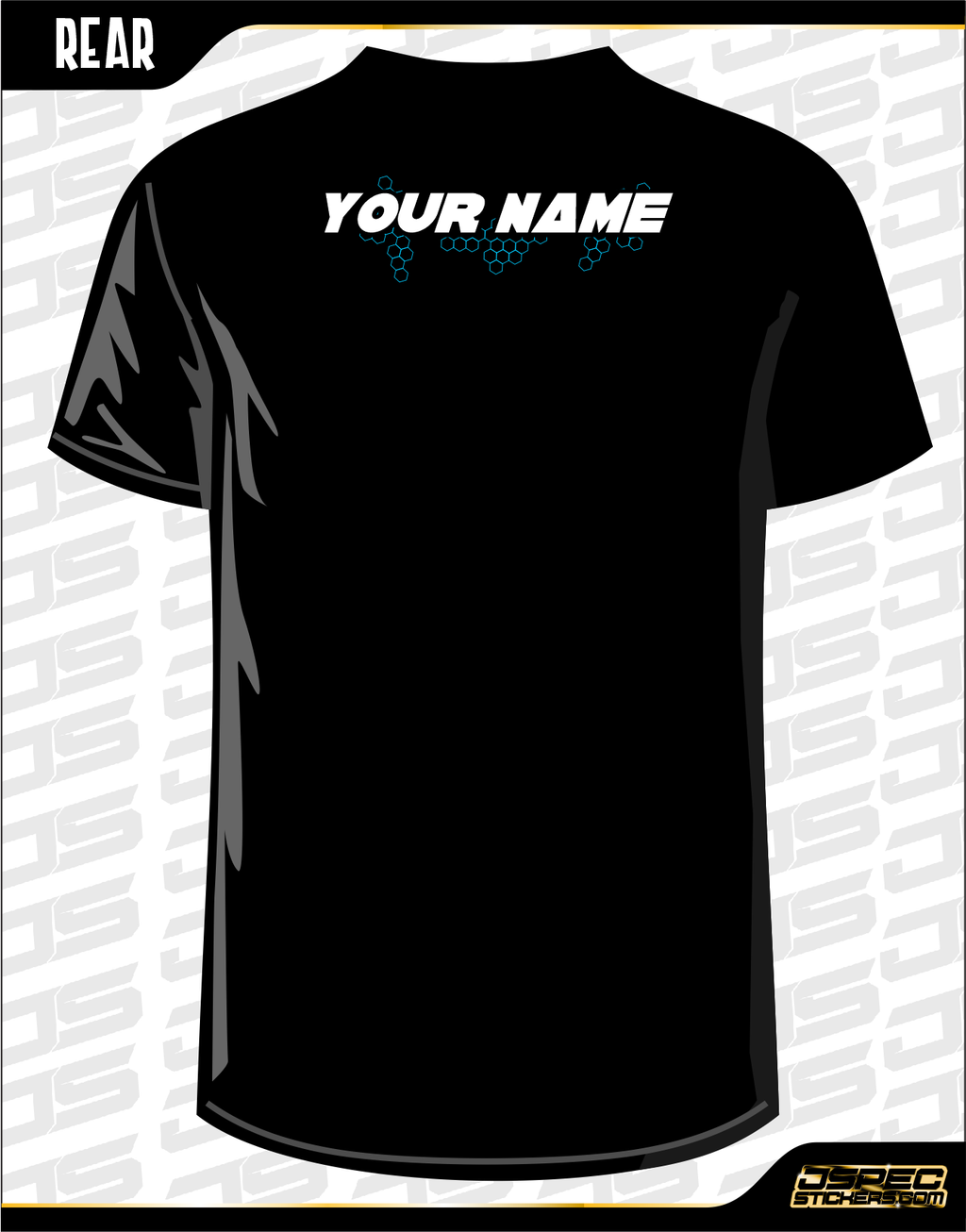 'SHARP HEX' CUSTOM RC TSHIRT - Jspec Stickers