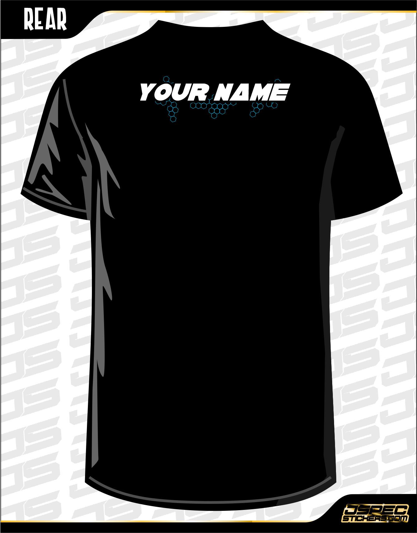 'SHARP HEX' CUSTOM RC TSHIRT - Jspec Stickers