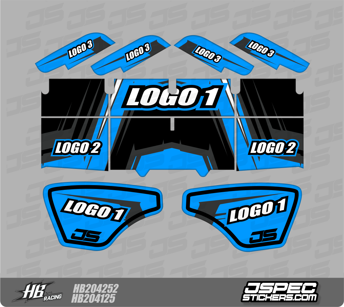 HOT BODIES PRO WING SKIN JWRAP - Jspec Stickers