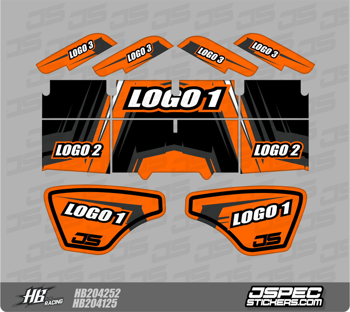HOT BODIES PRO WING SKIN JWRAP - Jspec Stickers