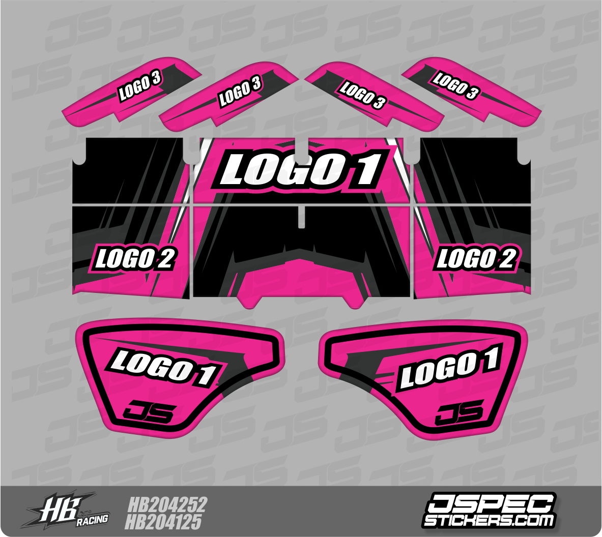 HOT BODIES PRO WING SKIN JWRAP - Jspec Stickers