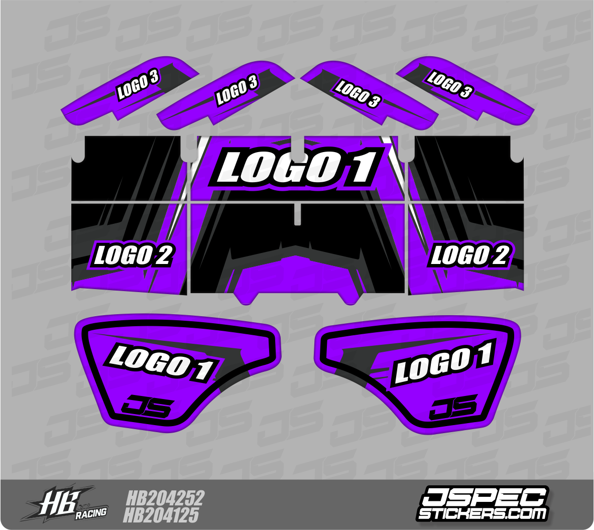 HOT BODIES PRO WING SKIN JWRAP - Jspec Stickers