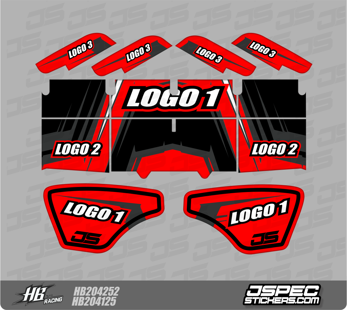 HOT BODIES PRO WING SKIN JWRAP - Jspec Stickers