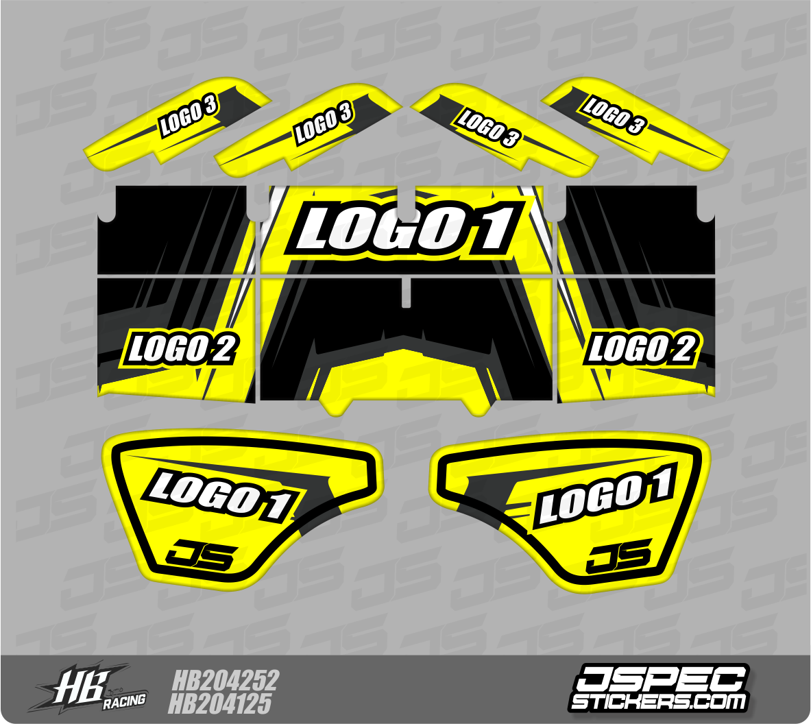 HOT BODIES PRO WING SKIN JWRAP - Jspec Stickers