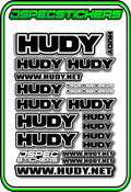 HUDY RC STICKER SHEET A5 - Jspec Stickers