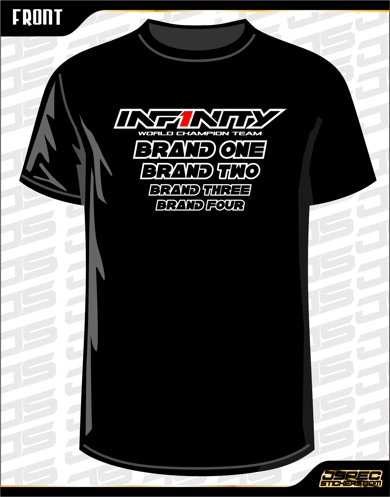 INFINITY RC CUSTOM TSHIRT - Jspec Stickers