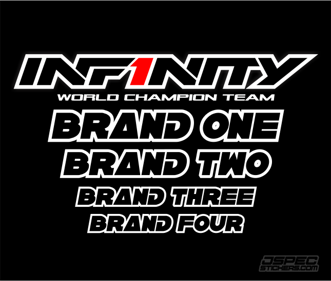 INFINITY RC CUSTOM TSHIRT - Jspec Stickers